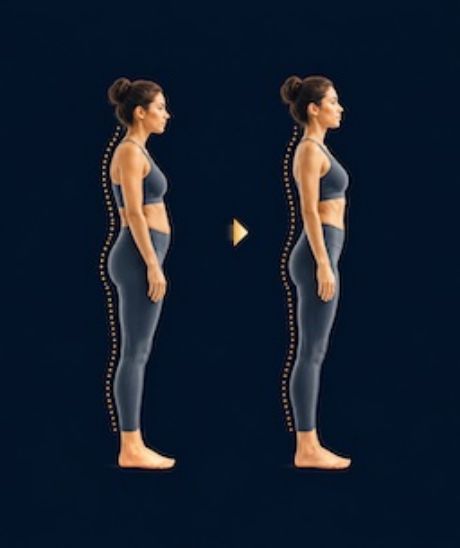 Illustration de l'évolution de la posture, de la silhouette et de l'apparence